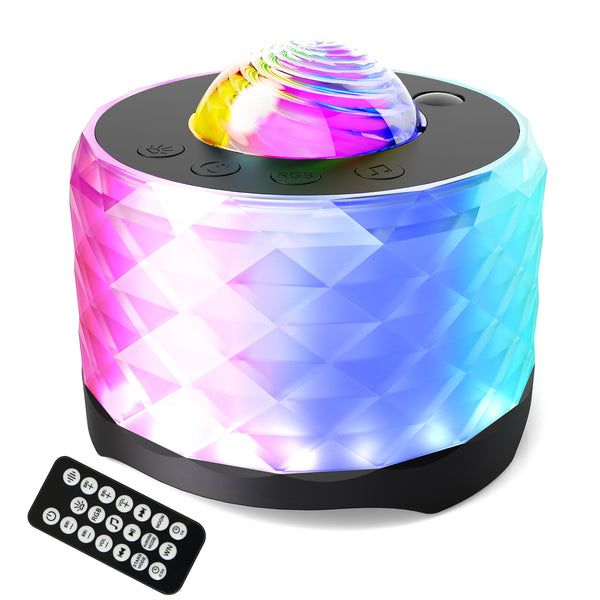 Galaxy Projector 3-in-1 RGB Music Aurora Projector Night Light (Black)