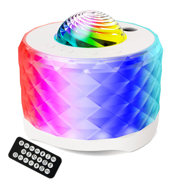 Galaxy Projector 3-in-1 RGB Music Aurora Projector Night Light (White)